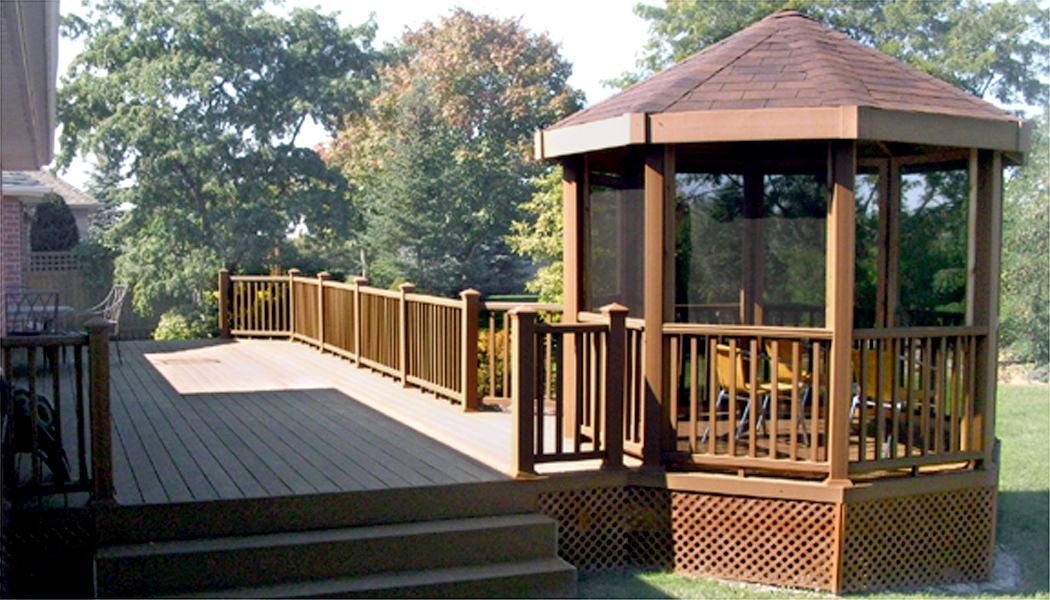 Long Gazebo Deck