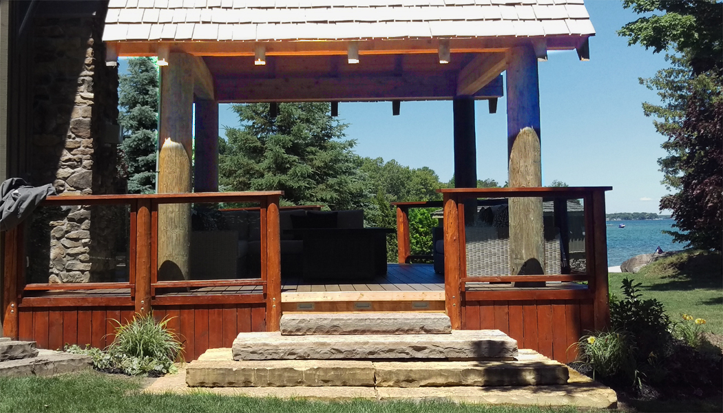 &reg; MicroPro InvisiRail Gazebo Deck